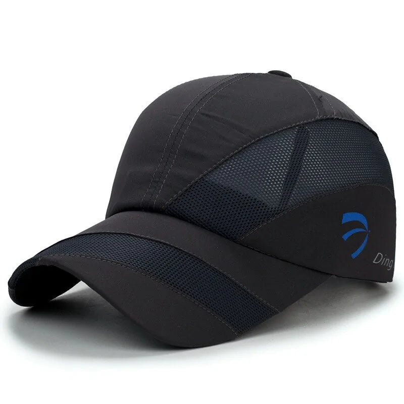 Summer Outdoor Sport Sunscreen Baseball Cap: Men's Breathable Mesh Hat