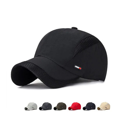 Summer Outdoor Sport Sunscreen Baseball Cap: Men's Breathable Mesh Hat